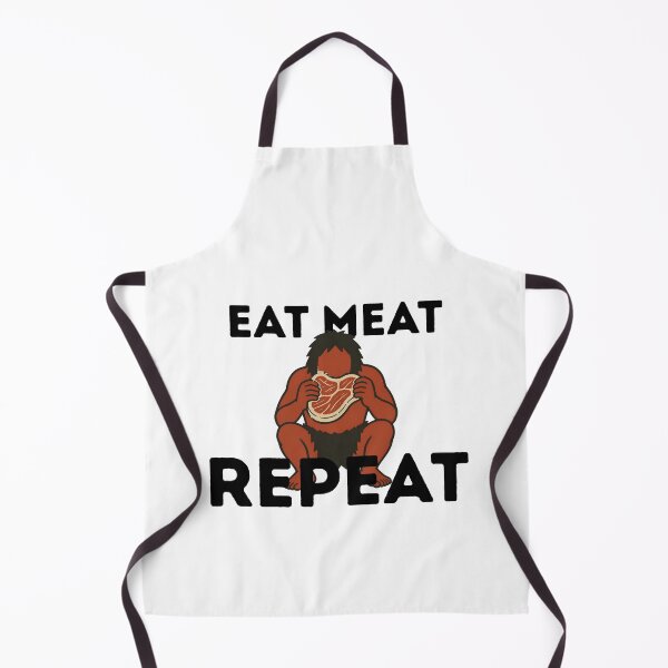 Item preview, Eat meat repeat, carnivore diet designed and sold by Flying Alligator.