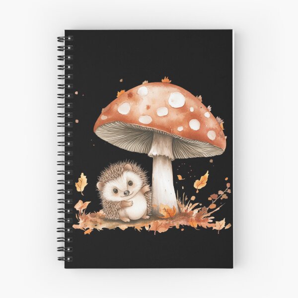 Item preview, Hedgehog Sheltering Under Mushroom designed and sold by hrendika.