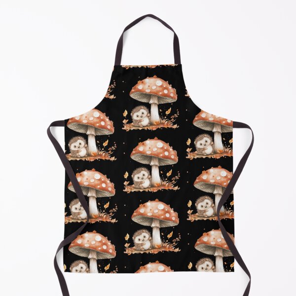 Item preview, Hedgehog Sheltering Under Mushroom designed and sold by hrendika.