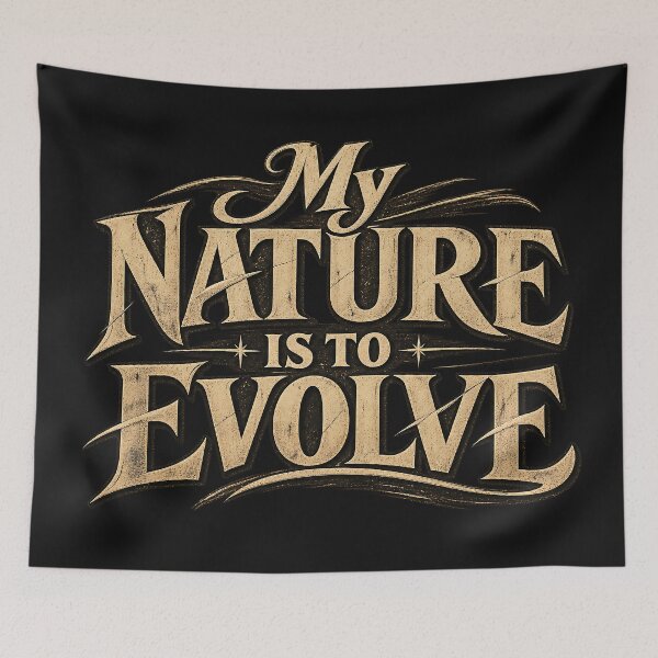 Item preview, My Nature Is To Evolve.(Vintage Version) designed and sold by MaxDreamsArt.