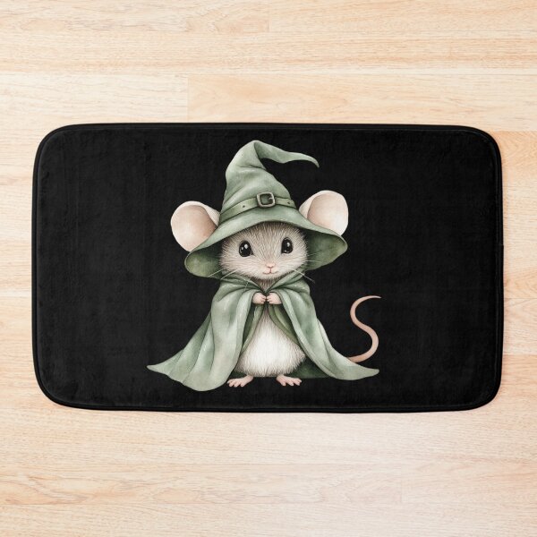 Item preview, Mouse Wizard in Green Cloak designed and sold by hrendika.