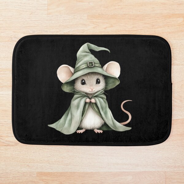 Item preview, Mouse Wizard in Green Cloak designed and sold by hrendika.
