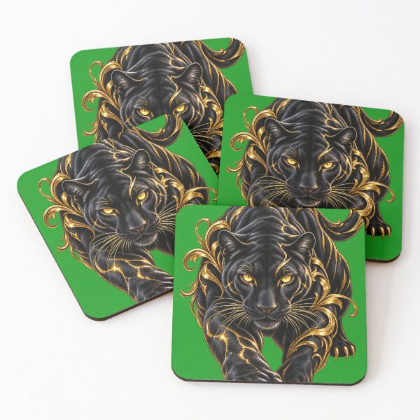 Item preview, Black Panther – Dark Luxury Predator & Power designed and sold by VasiArtLab.