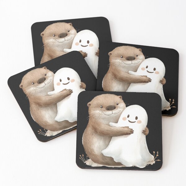 Item preview, Otter Hugging a Ghost designed and sold by hrendika.