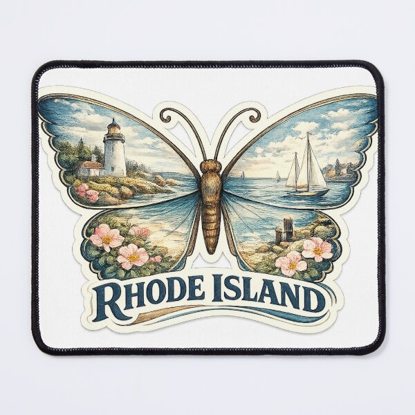 Item preview, Rhode Island State Soul Butterfly designed and sold by Whimspired By Paxx.