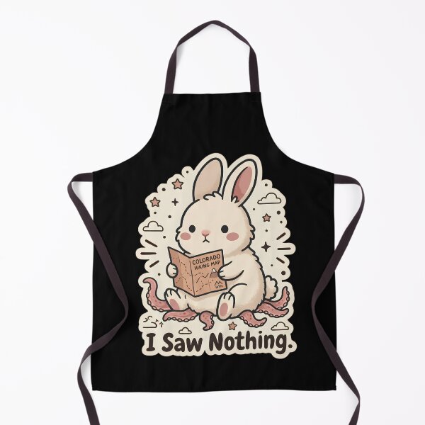 Item preview, I Saw Nothing Funny Rabbit Hiking Colorado Octopus Humor Cute Adventure Gift designed and sold by kuwagatamushi.