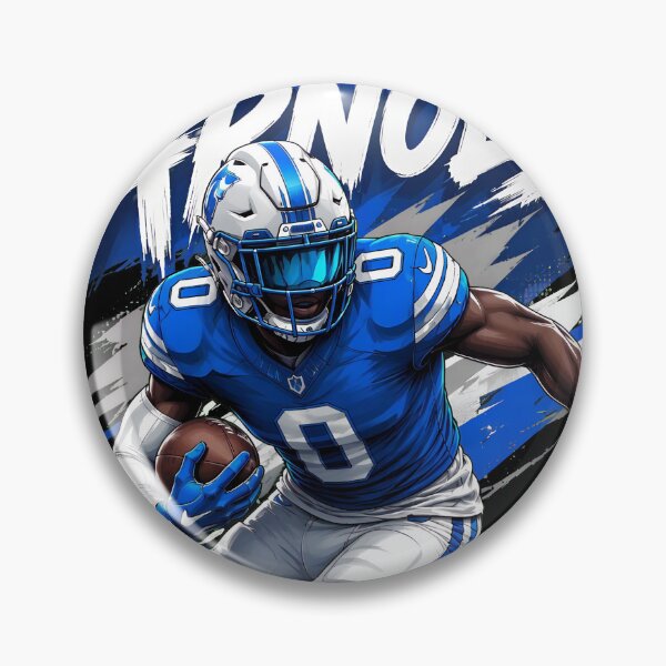 Item preview, Blue Football Defender Action designed and sold by MKatney.