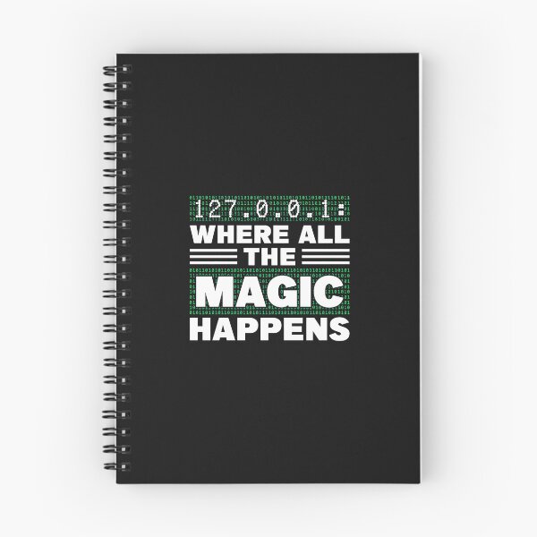 Item preview, 127.0.0.1 Where Magic Happens Binary Code Design designed and sold by vanepscallin.