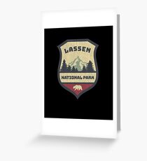 Lassen Volcanic National Park Gifts, Apparel and Souvenirs Greeting Card