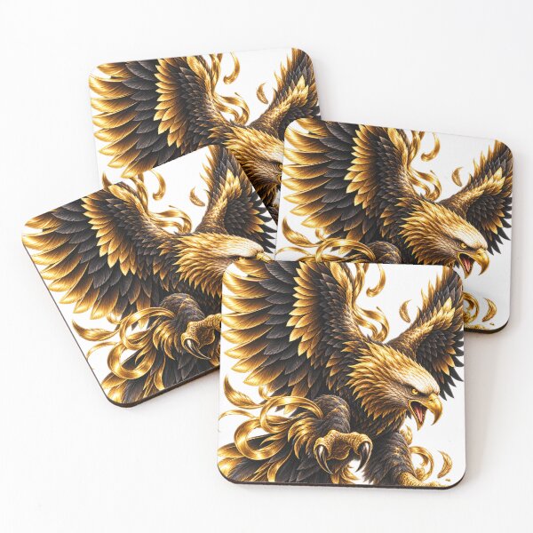 Item preview, Golden Eagle – Freedom, Strength & Power designed and sold by VasiArtLab.