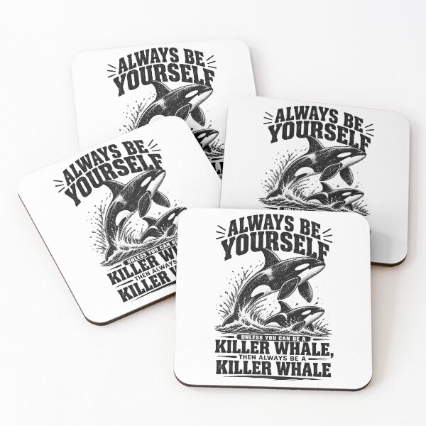 Item preview, Always Be Yourself Killer Whale Funny Orca Quote Motivational Ocean designed and sold by ZIGLWORKS.