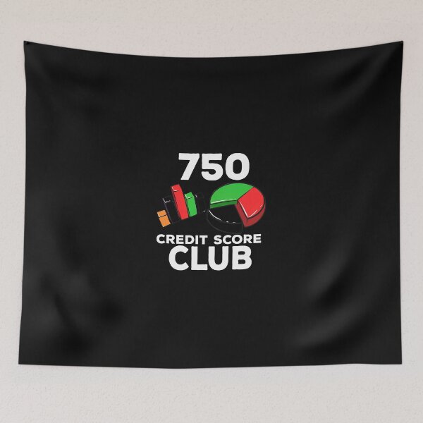 Item preview, 750 Credit Score Club Pie Chart Bar Chart Graphic designed and sold by uglandheap.