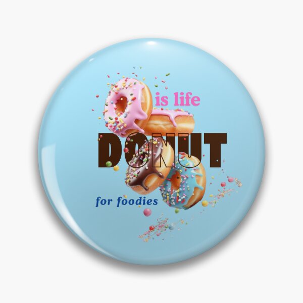 Item preview, Donut Is Life – Fun Foodie Donut Lover Design designed and sold by GrapixieStudio.