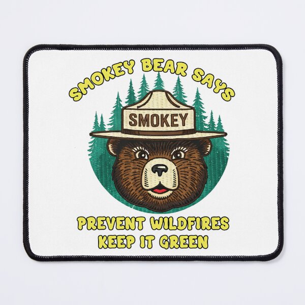 Item preview, Smokey Bear Prevent Wildfires Keep It Green Retro Art designed and sold by MayaloveStores.