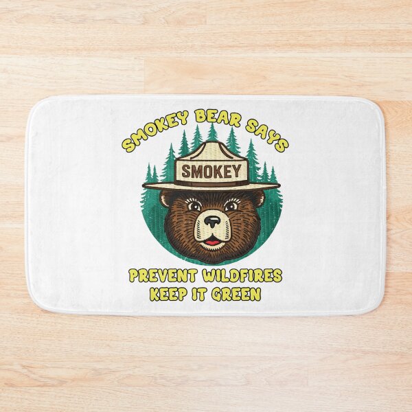 Item preview, Smokey Bear Prevent Wildfires Keep It Green Retro Art designed and sold by MayaloveStores.