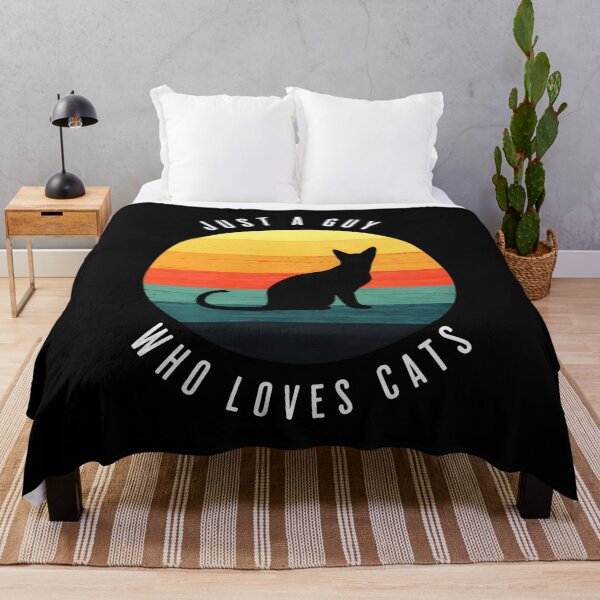 Item preview, Retro Sunset Cat Lover Guy Graphic designed and sold by GiaoCalonas.
