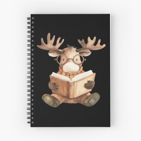 Item preview, Moose Reading a Book designed and sold by hrendika.