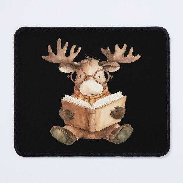 Item preview, Moose Reading a Book designed and sold by hrendika.