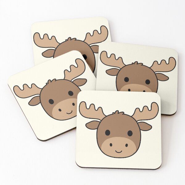 Item preview, Cute Moose Doodle designed and sold by Doodlywood.