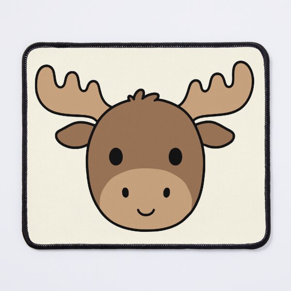 Item preview, Cute Moose Doodle designed and sold by Doodlywood.