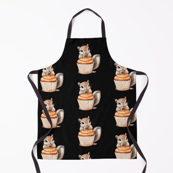 Item preview, Squirrel with Orange Cupcake designed and sold by hrendika.