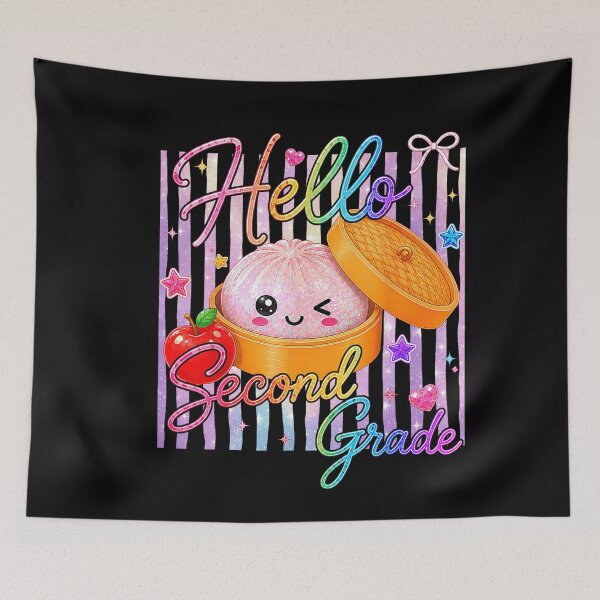 Item preview, Hello Second Grade Cute Dumpling Back to School designed and sold by VioletNance.