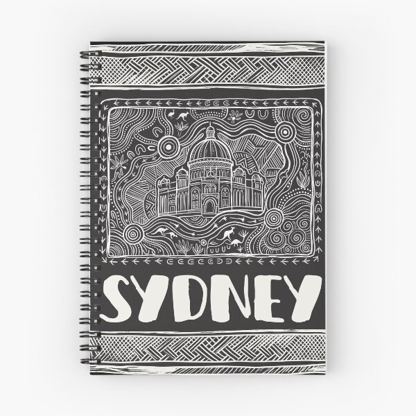 Item preview, Sydney Queen Victoria Building Indigenous Australian Aboriginal Dot Art Print designed and sold by FreiherrPK.