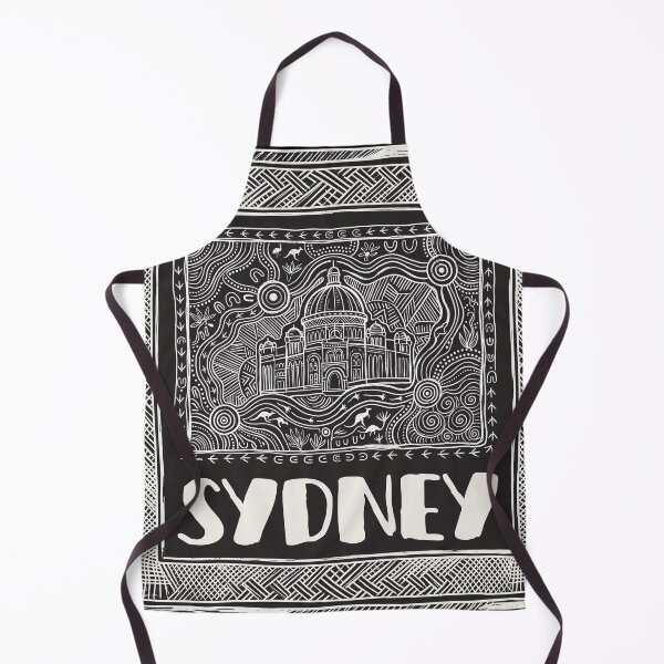Item preview, Sydney Queen Victoria Building Indigenous Australian Aboriginal Dot Art Print designed and sold by FreiherrPK.