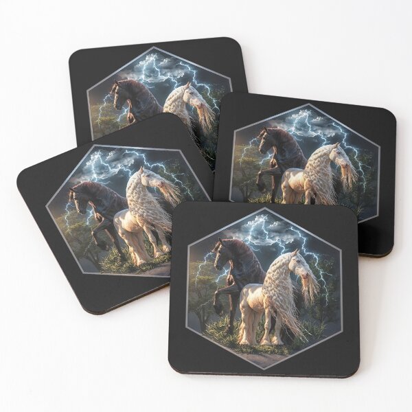Item preview, Wild Horses (Storm in the Sky) designed and sold by Tripp Art Studio.