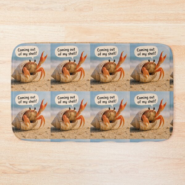 Item preview, Coming Out of My Shell Funny Hermit Crab designed and sold by CJLindy.