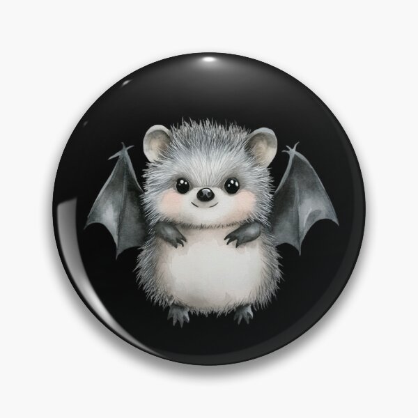 Item preview, Cute Bat-Headgehog Hybrid designed and sold by hrendika.