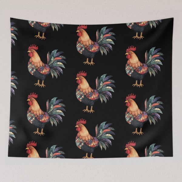Item preview, Colorful Mosaic Rooster designed and sold by hrendika.