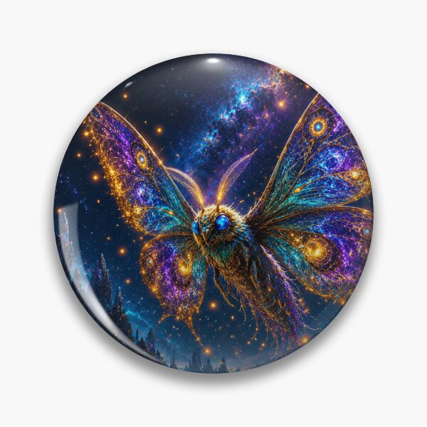 Item preview, Nebula Moth – Cosmic Butterfly designed and sold by ZYVARENNE.