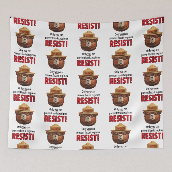 Item preview, Smokey Says Resist designed and sold by MayaloveStores.