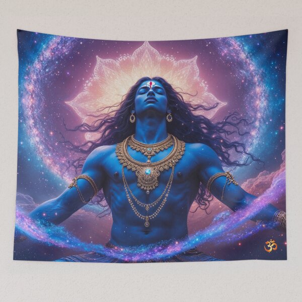 Item preview, Shiva Mahadev Cosmic Meditation - Visionary God Art designed and sold by The Sensing Room.