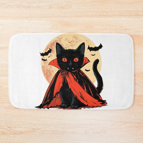 Item preview, Vampire cat in the moonlight: Cute Halloween look designed and sold by filou designs.