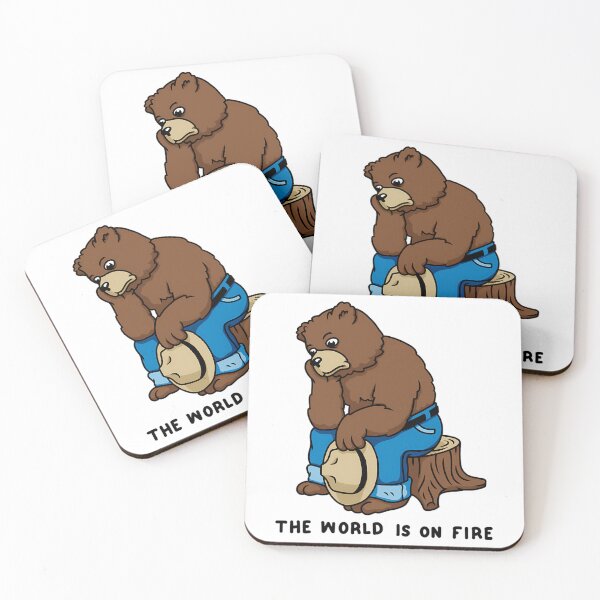 Item preview, The World Is On Fire designed and sold by MayaloveStores.