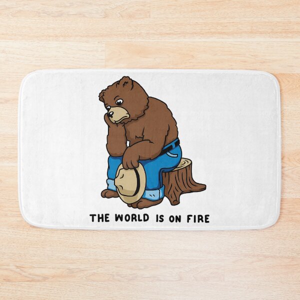 Item preview, The World Is On Fire designed and sold by MayaloveStores.