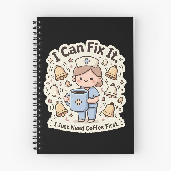 Item preview, I Can Fix It I Just Need Coffee First Funny Nurse Coffee Humor Healthcare Gift designed and sold by kuwagatamushi.