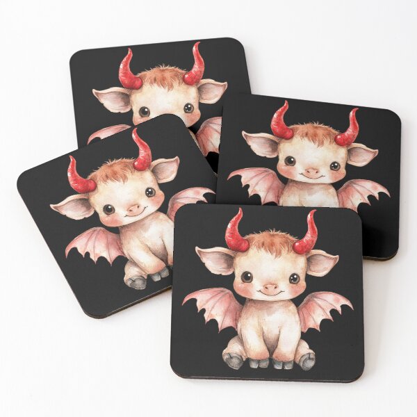Item preview, Cute Baby Dragon with Horns designed and sold by hrendika.