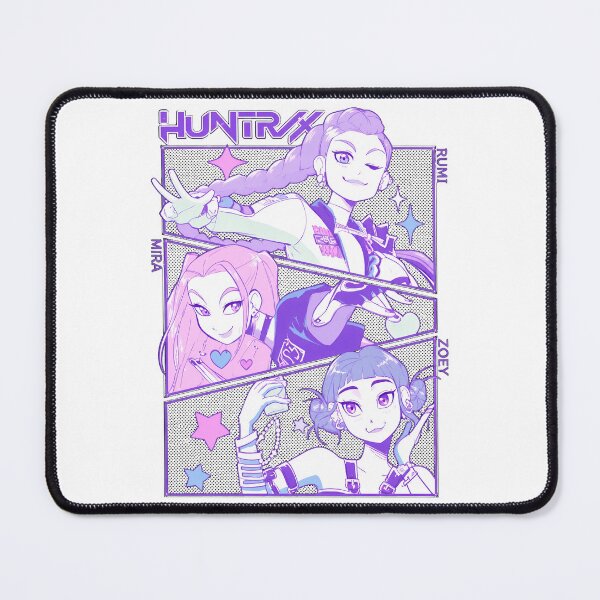 Item preview, Purple Cyber Anime Girls Futuristic Squad Portrait designed and sold by TracyWall90783.