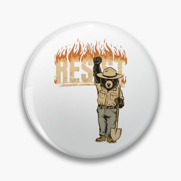 Item preview, Vintage Smokey The Resist Bear Nation Park designed and sold by MayaloveStores.