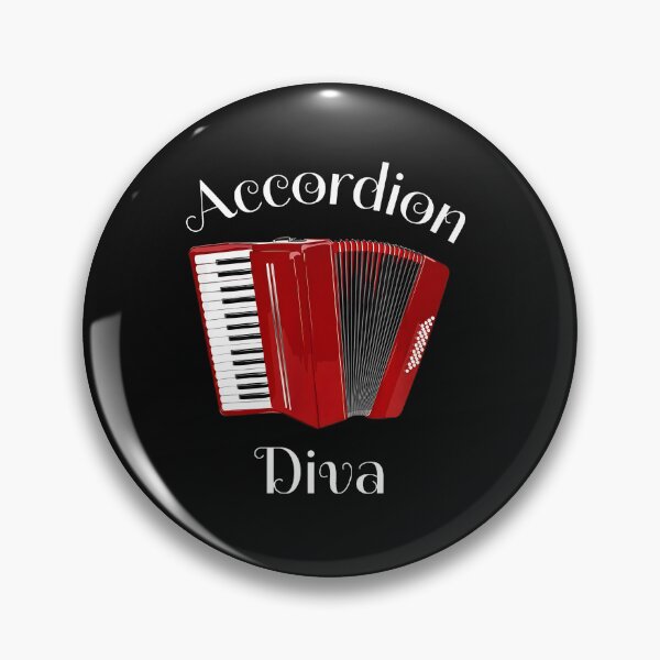 Item preview, Accordion Diva Red Accordion Music Instrument designed and sold by uglandheap.