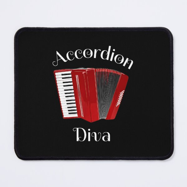 Item preview, Accordion Diva Red Accordion Music Instrument designed and sold by uglandheap.