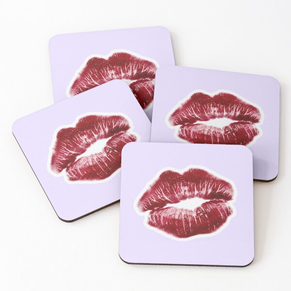 Item preview, Classic Crimson Kiss - Realistic Red Lip Print designed and sold by GunnuDesigns.