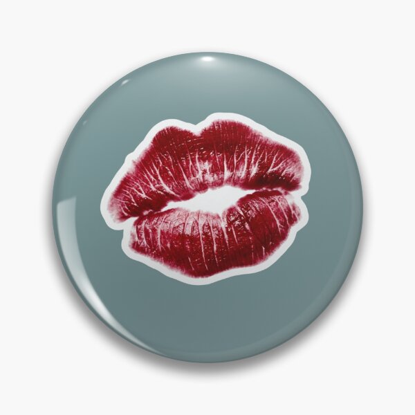 Item preview, Classic Crimson Kiss - Realistic Red Lip Print designed and sold by GunnuDesigns.