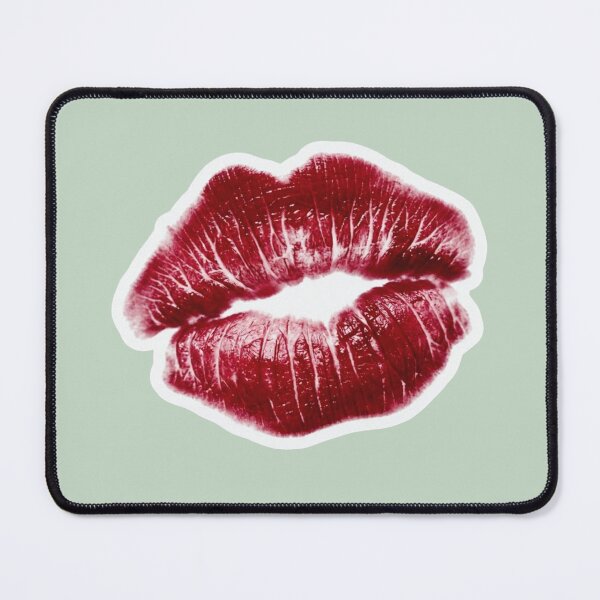 Item preview, Classic Crimson Kiss - Realistic Red Lip Print designed and sold by GunnuDesigns.
