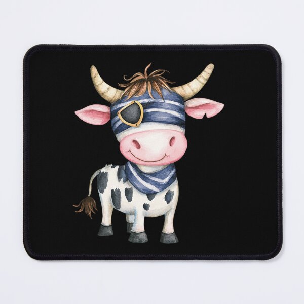Item preview, Playful Pirate Cow designed and sold by hrendika.