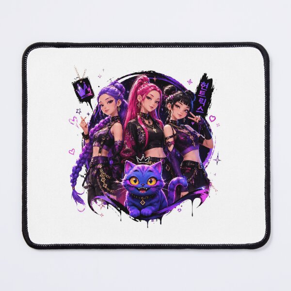 Item preview, Neon Shadow Queens With Mystic Purple Cat Energy designed and sold by MatthewCo98528.