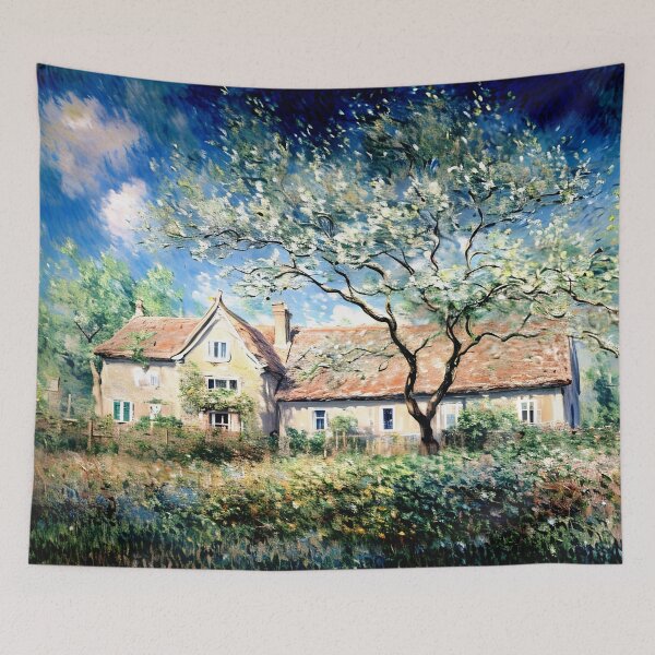 Aperçu de l'œuvre Prairie de Giverny, printemps créée et vendue par artdesignsnow.